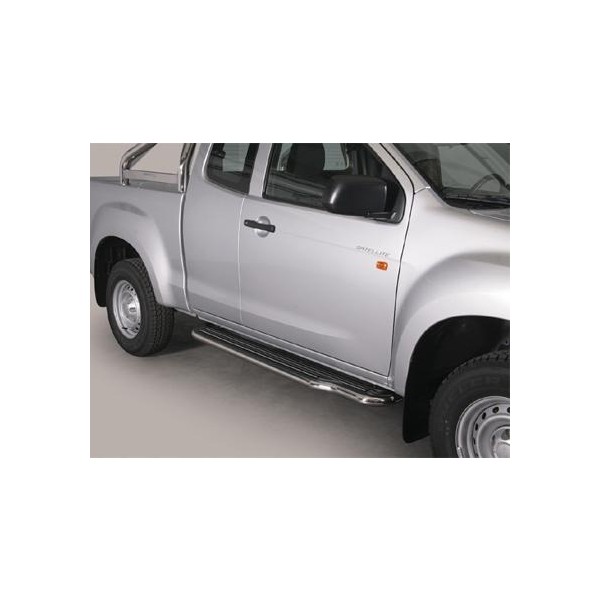 Boční nerezové nášlapy Isuzu D-Max II, Space Cab