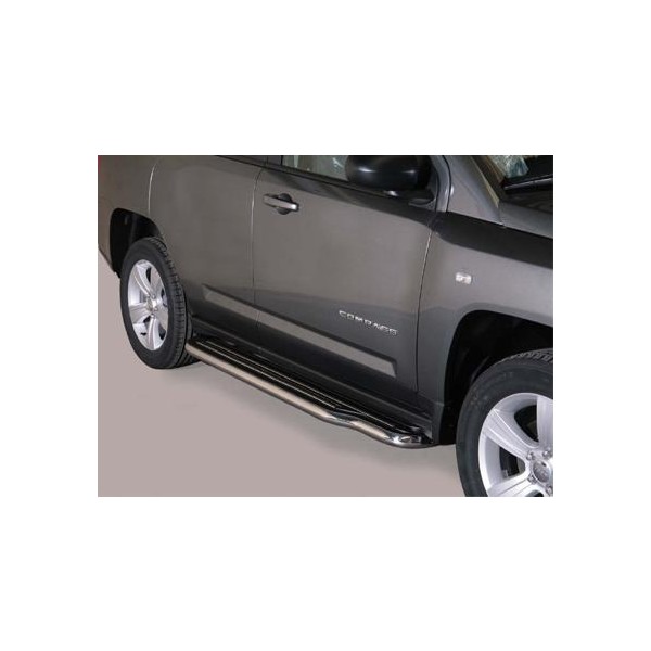 Boční nerezové nášlapy JEEP Compass FL