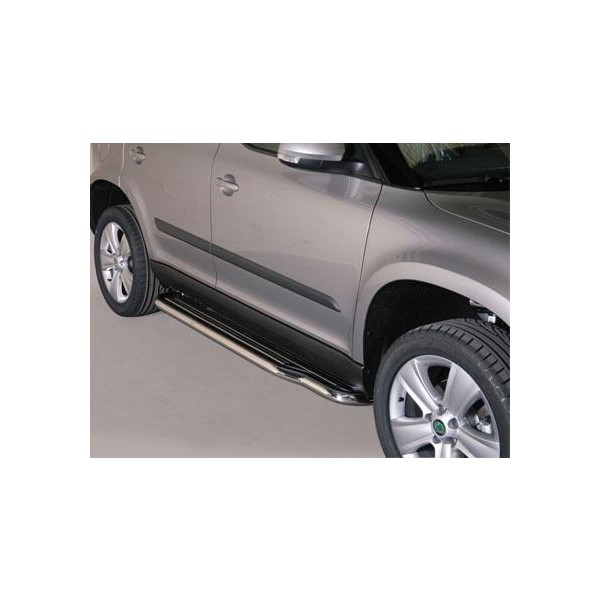 Boční nerezové nášlapy Škoda Yeti / facelift