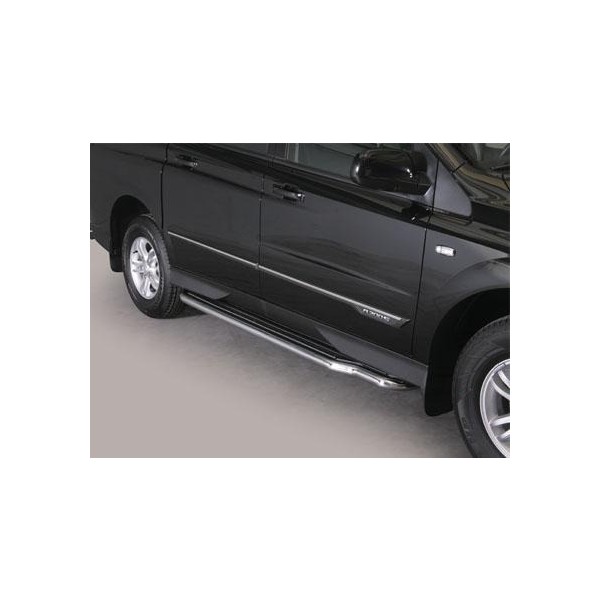 Boční nerezové nášlapy SsangYong Actyon Sports