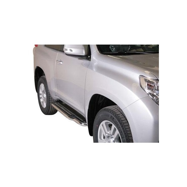 Boční nerezové nášlapy Toyota Land Cruiser 150, 3-dvéř.