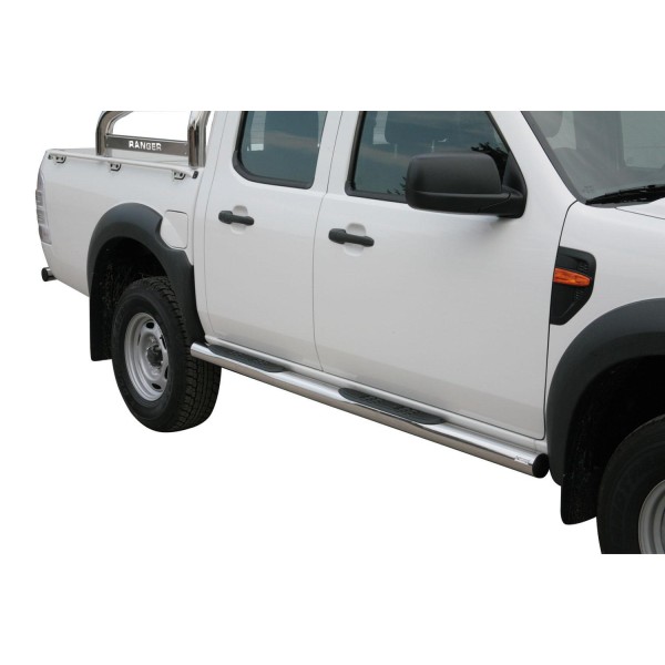 Nerez boční nášlapy se stupátky Ford Ranger double cab II