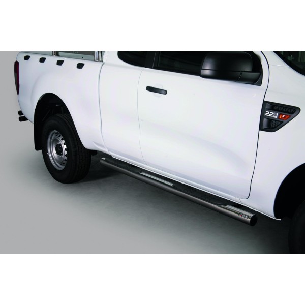 Nerez boční nášlapy se stupátky Ford Ranger II single cab