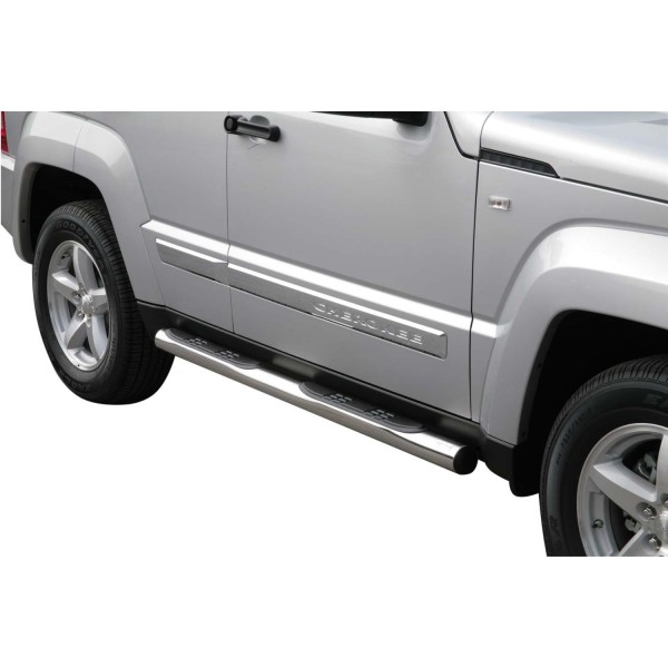 Nerez boční nášlapy se stupátky Jeep Cherokee (KK)