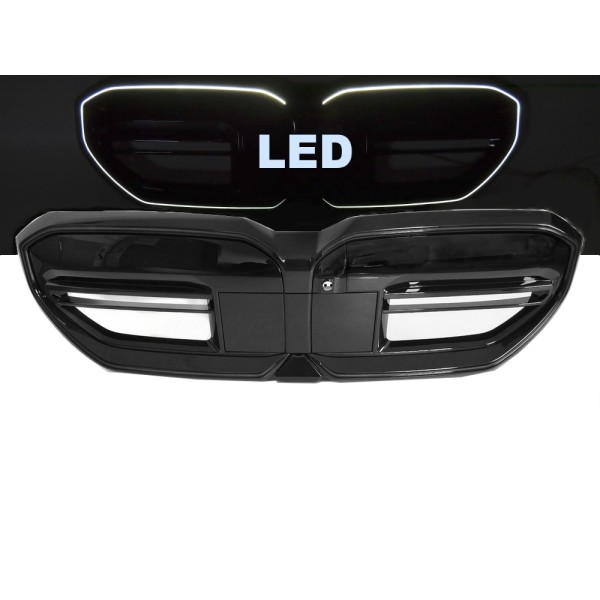 BMW G60/G61 2023-> - Přední maska černá lesklá s LED