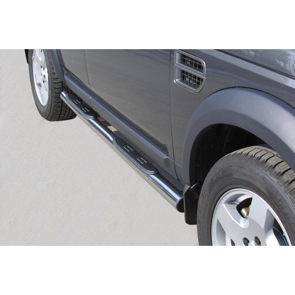 Nerez boční nášlapy se stupátky Land Rover Discovery 3