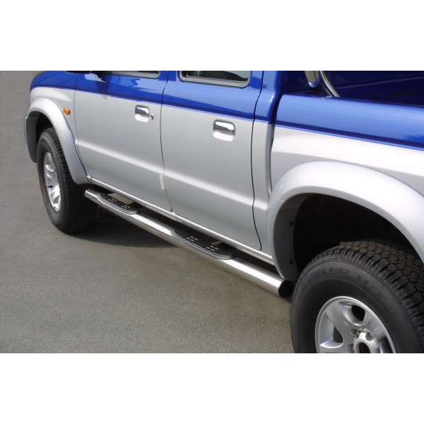 Nerez boční nášlapy se stupátky Mazda B2500 Pick up double cab