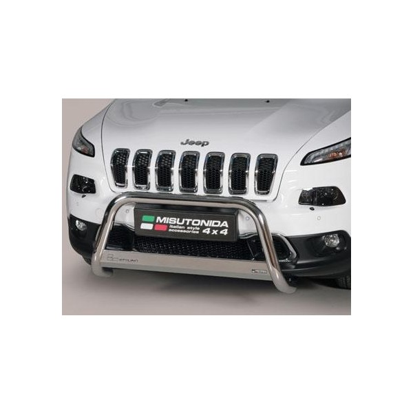 Jeep Cherokee KL nerezový přední ochranný rám 63mm