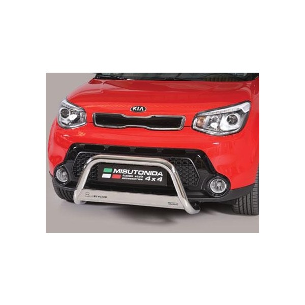 Kia Soul II nerezový přední ochranný rám 63mm