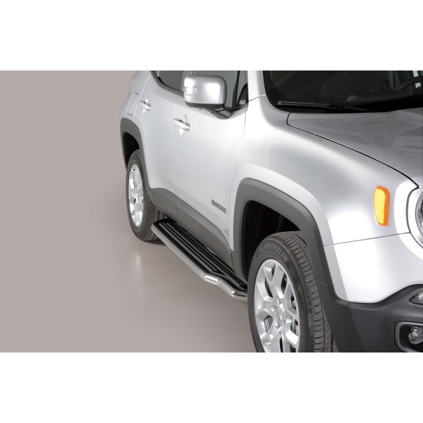 Boční nerezové nášlapy Jeep Renegade / Trailhawk