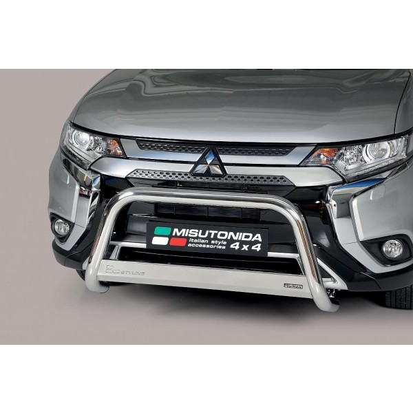Mitsubishi Outlander III facelift nerezový přední ochranný rám 63mm