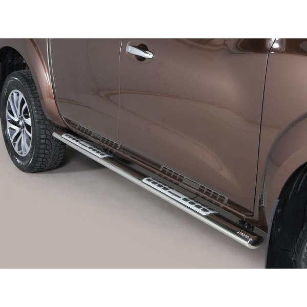 Nerez boční designové nášlapy Nissan Navara NP300