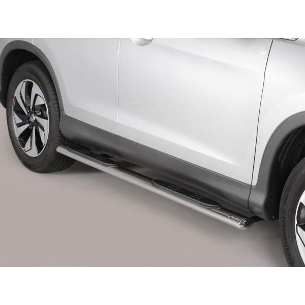  oválné boční nášlapy Misutonida se stupátky pro Honda CR-V IV facelift, od r.v. 2016- , nerezové, 95x60mm 