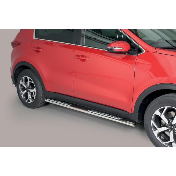 Nerez boční designové nášlapy Kia Sportage IV