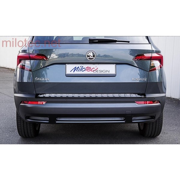 Škoda Karoq včetně Facelift - Práh pátých dveří - černý lesklý