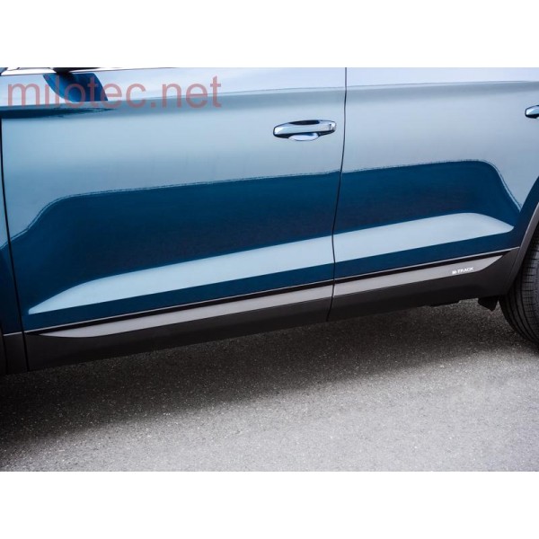 Škoda Kodiaq 2016- - Lišty bočních dveří M-TRACK - černý lesklý