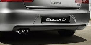 Škoda Superb II - Zadní podspoiler
