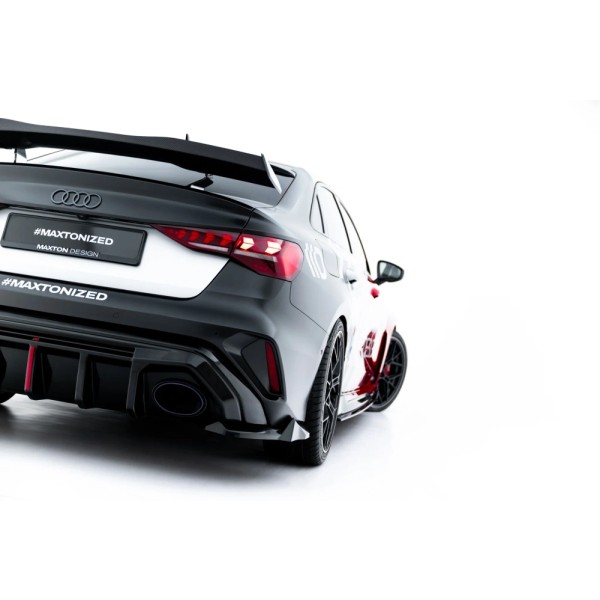 Audi RS3 Sedan 8Y Facelift, boční difuzory pod zadní nárazník ver.3, Maxton design
