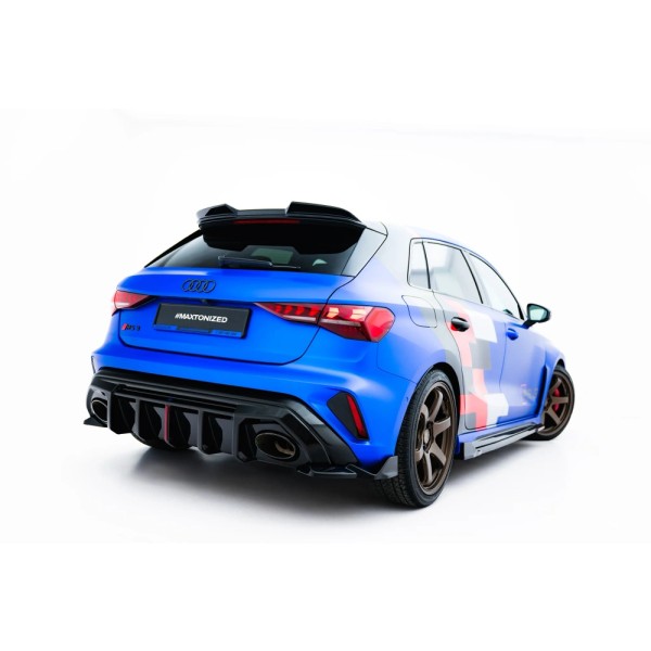 Audi RS3 Sportback 8Y Facelift, boční difuzory pod zadní nárazník ver.2, Maxton design