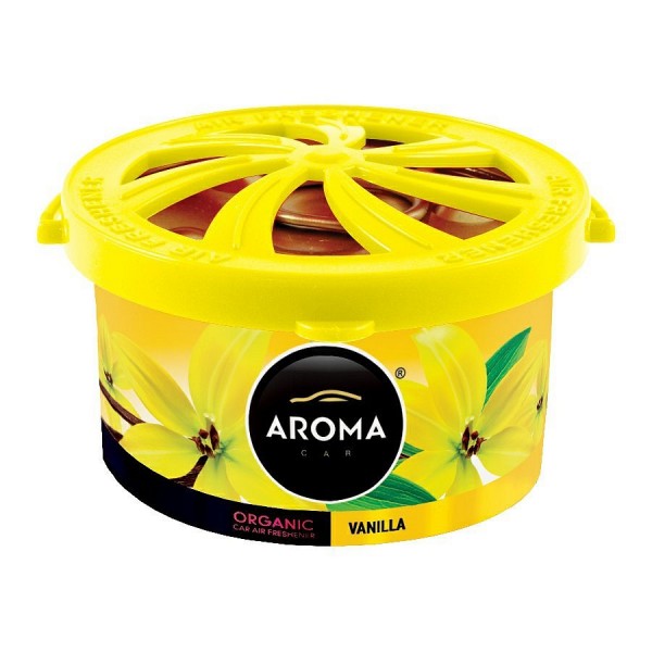 Osvěžovač vzduchu AROMA CAR ORGANIC 40g VANILLA