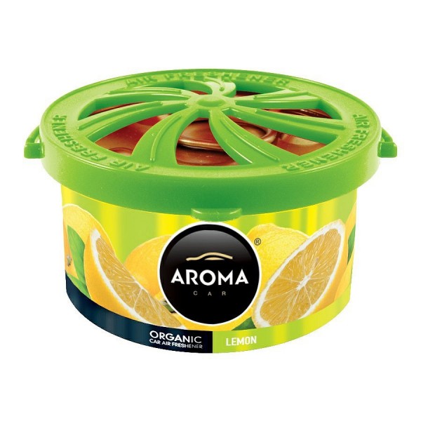 Osvěžovač vzduchu AROMA CAR ORGANIC 40g LEMON