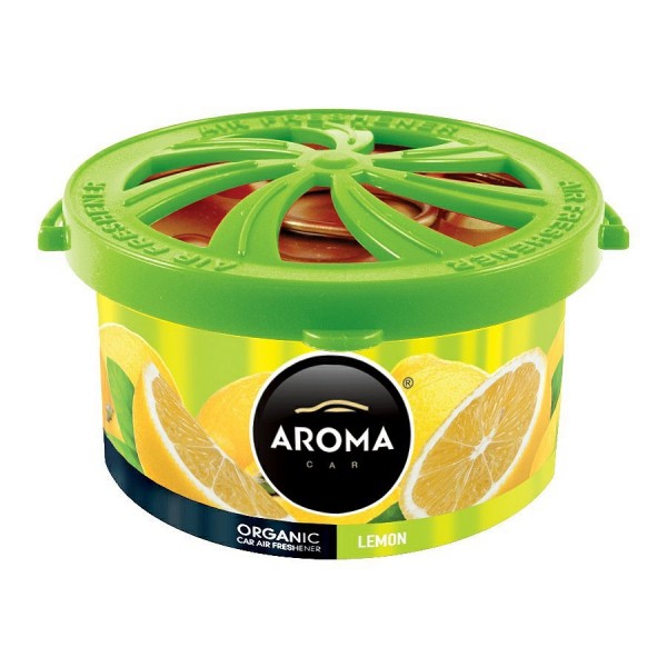 Osvěžovač vzduchu AROMA CAR ORGANIC 40g LEMON