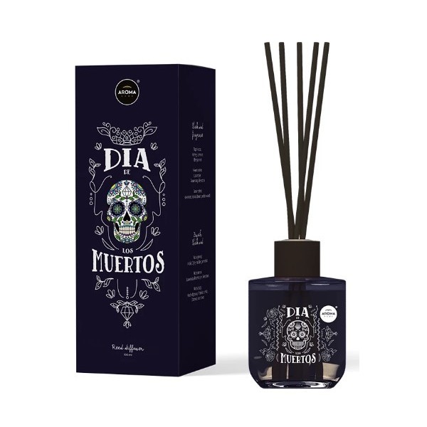 Vonné tyčinky do bytu Aroma home dia de los muertos 100ml Black oud