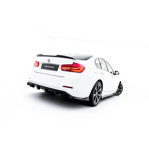BMW řady 3 F30/F31 Sportline 2011-2015, spoiler pod zadní náraznk s žebrováním, Maxton design