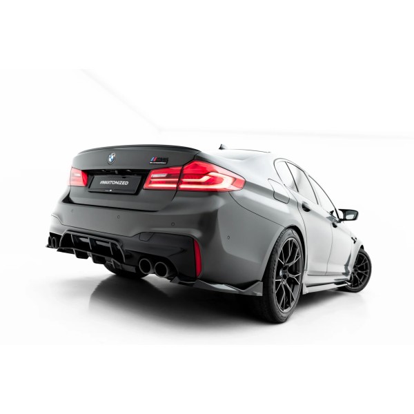BMW řada M5 F90 včetně Facelift, spoiler pod zadní nárazník s žebrováním, Maxton design