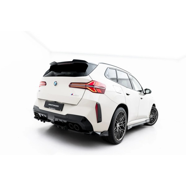 BMW X3 G45 M50, spoiler pod zadní nárazník s žebrováním, Maxton Design
