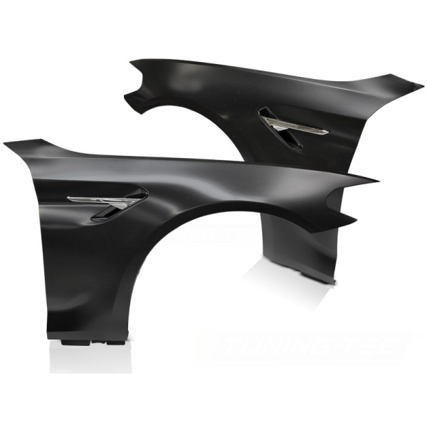 BMW G30 G31 17-20 - Blatníky SPORT STYLE s boční mřížkou CHROM