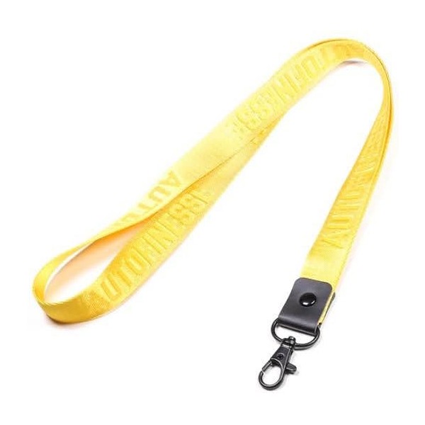 Auto Finesse Luxury Embossed Lanyard Long Yellow