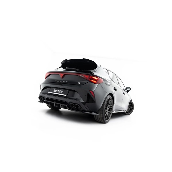 Cupra Leon Mk1 Facelift, spoiler pod zadní nárazník s žebrováním ver.2, Maxton Design