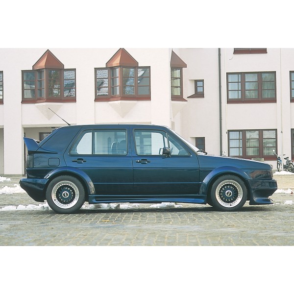 Rieger zadní křídlo widebody II pro Volkswagen Golf 2, GFK (laminát), s bočními náběhy