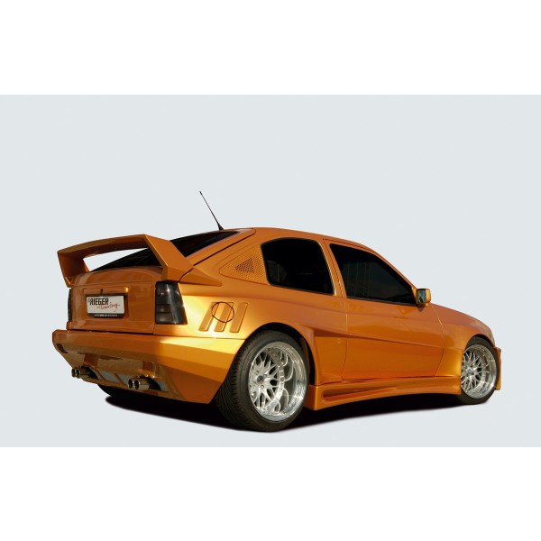 Rieger zadní křídlo widebody II pro Opel Kadett E 3-dvéř., GFK (laminát), s bočními náběhy