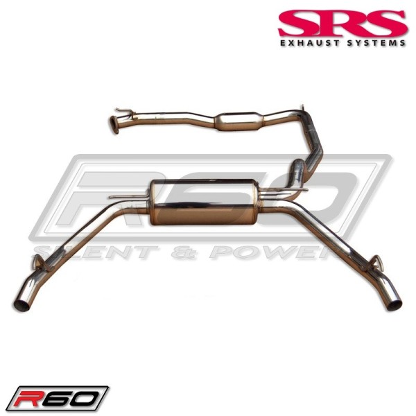 Honda Civic 2007-2012 3 dveř. hatchback 2.0i Type R (K20Z4 - FN2) Výfukový systém Catback TÜV R60  SRS exhaust systems