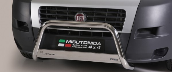 Fiat Ducato - Nerezový přední ochranný rám 63mm