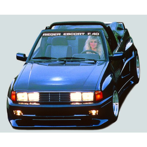 Rieger blatník widebody II pro Ford Escort 3 3-dvéř., 00/82-00/88, GFK (laminát), mont. strana pravá