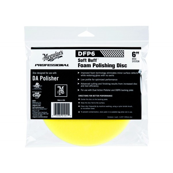 Meguiar's Soft Buff Foam Polishing Disc 6