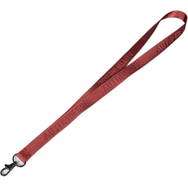 Auto Finesse Luxury Embossed Lanyard Long V2 Maroon