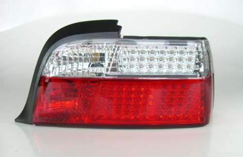 BMW E36 Coupe Zadní světla LED provedení Červeno / Bílé