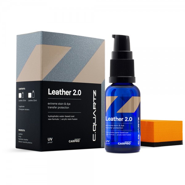 CarPro - Keramická ochrana kůže CQUARTZ Leather 2.0 30ml