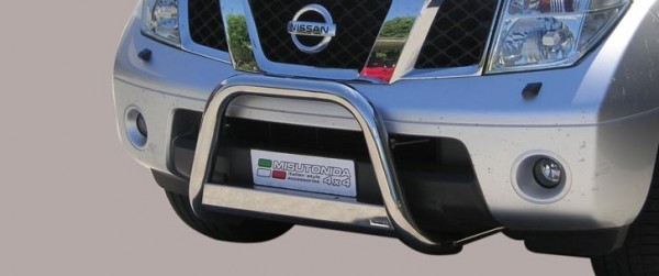 Nissan Pathfinder III - Nerezový přední ochranný rám 63mm