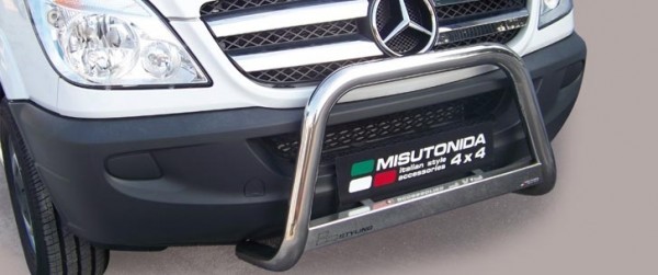 Mercedes Sprinter - Nerezový přední ochranný rám 63mm