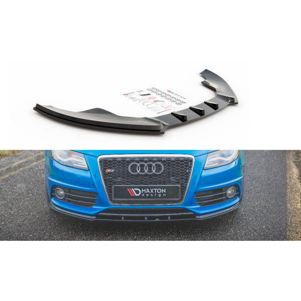 Audi S4 B8 / A4 S-Line B8, spoiler pod přední nárazník, Maxton Design