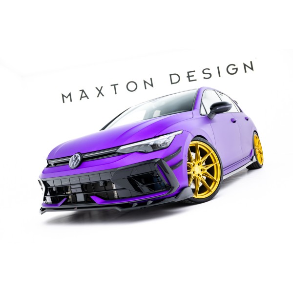 Volkswagen Golf R VIII Facelift, spoiler pod přední nárazník v.1, Maxton Design