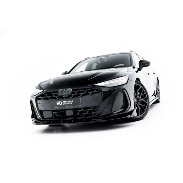 Audi A6 C9 S-Line, spoiler pod přední nárazník v.2, Maxton design