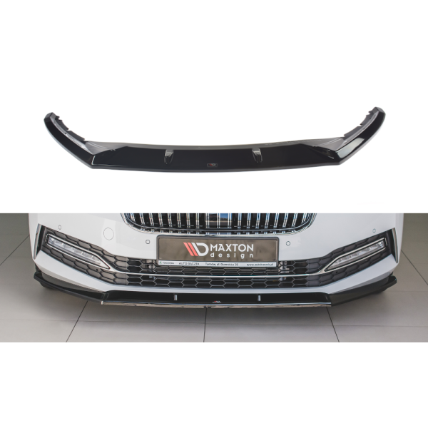 Škoda Superb III Facelift, spoiler pod přední nárazník, Maxton Design