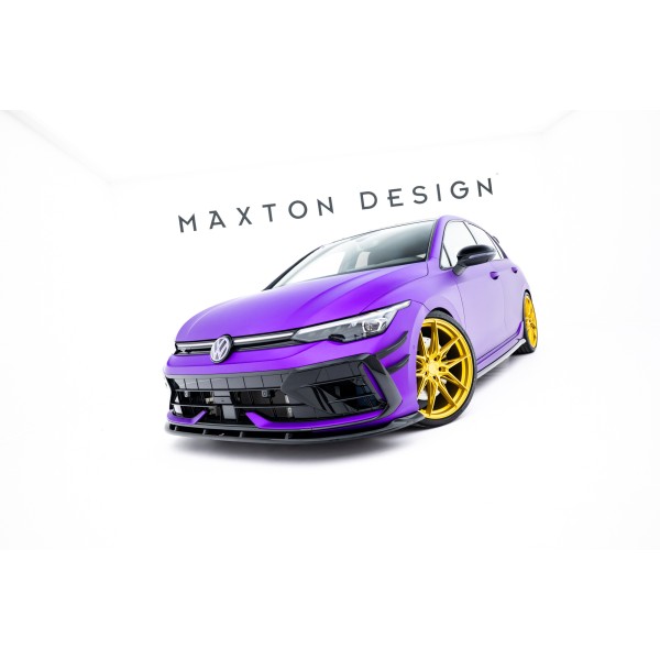 Volkswagen Golf R VIII Facelift, spoiler pod přední nárazník v.2, Maxton Design