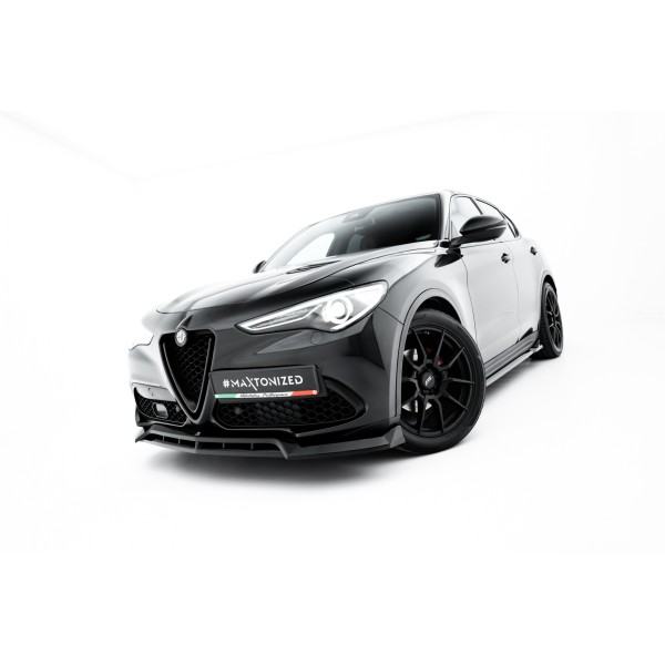 Alfa Romeo Stelvio Mk1, spoiler pod přední nárazník ver.3, Maxton Design